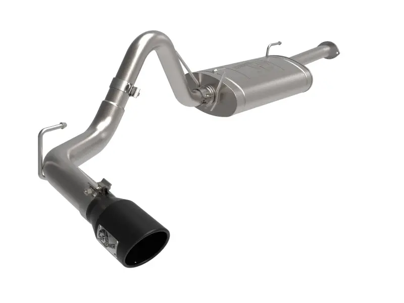 Afe 16-22 Toyota Tacoma Apollo Gt Series 2.5In. - 3In. 409 Ss Cat-Back Exhaust System W/ Black Tip 1