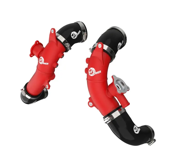 Afe 2022 Toyota Land Cruiser (J300) V6-3.5L (Tt) Bladerunner 2.5In Aluminum Hot Charge Pipe - Red 1