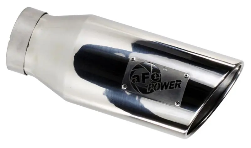 Afe Diesel Exhaust Tip Bolt On Polished 4In Inlet X 6In Outlet X 12In Length 1