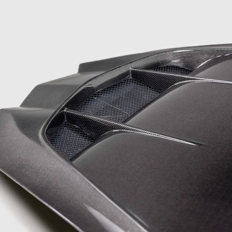 Anderson Composites 20-24  Chevrolet Corvette C8 Type-Z1 Double Sided Carbon Fiber Hood 1