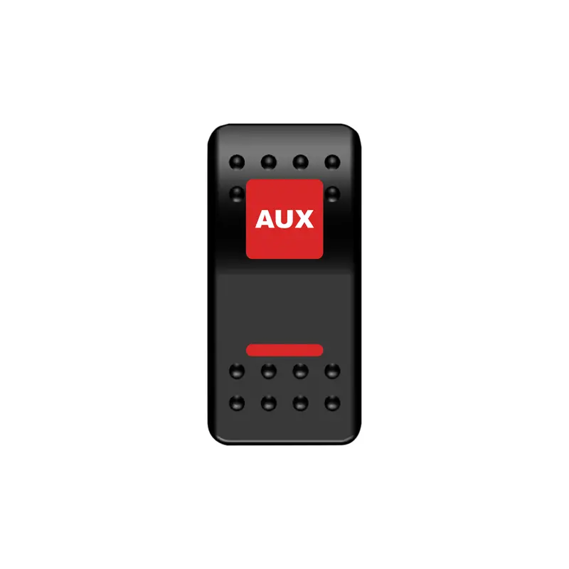 Aux Rocker Switch (Red) 1