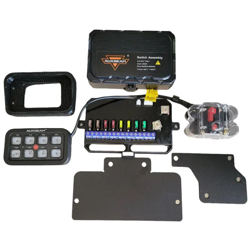 Can Am Maverick R Auxbeam Ar-800 Switch Panel Complete Installation Kit 1