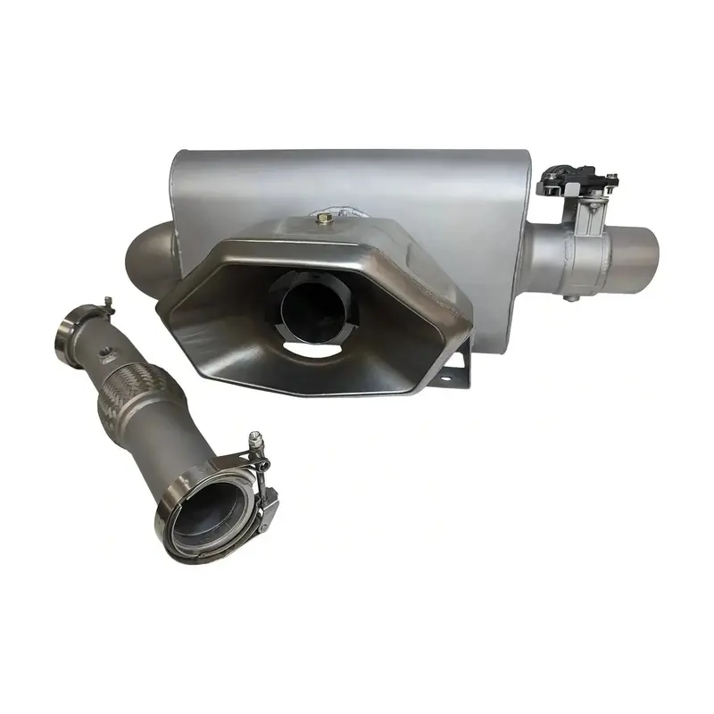 Can Am Maverick R Full 3" Exhaust With Side Dump 1