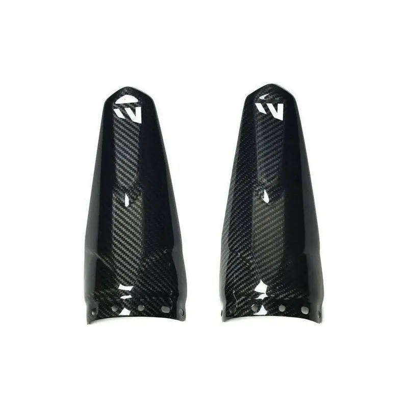 Can Am X3 Carbon Fiber Rear Shock Guards 1