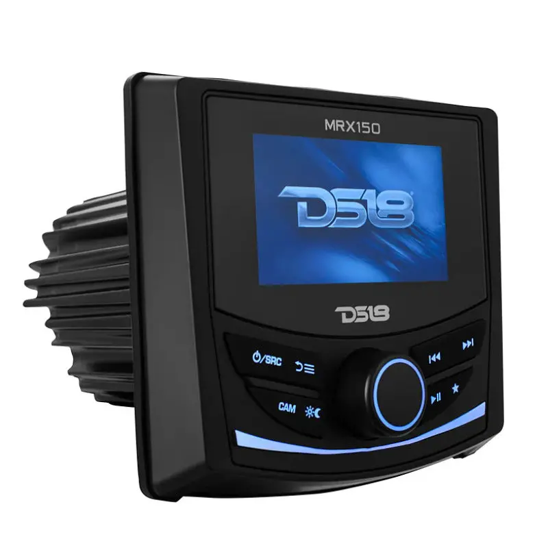 Ds18 3In Color Tft Screen 2 Zones 4 Volts Output Bt Rds 4 X 50 Watts Silicone Cover Headunit Mrx150 1