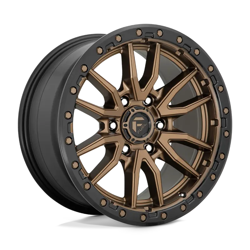 Fuel Off Road Rebel 20X10 6X5.5 106.1 Zdb -18 / Matte Bronze With Black Bead Ring 1