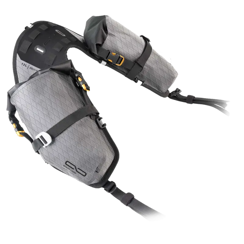 Giant Loop Mojavi Saddlebag Zip - Gray 1