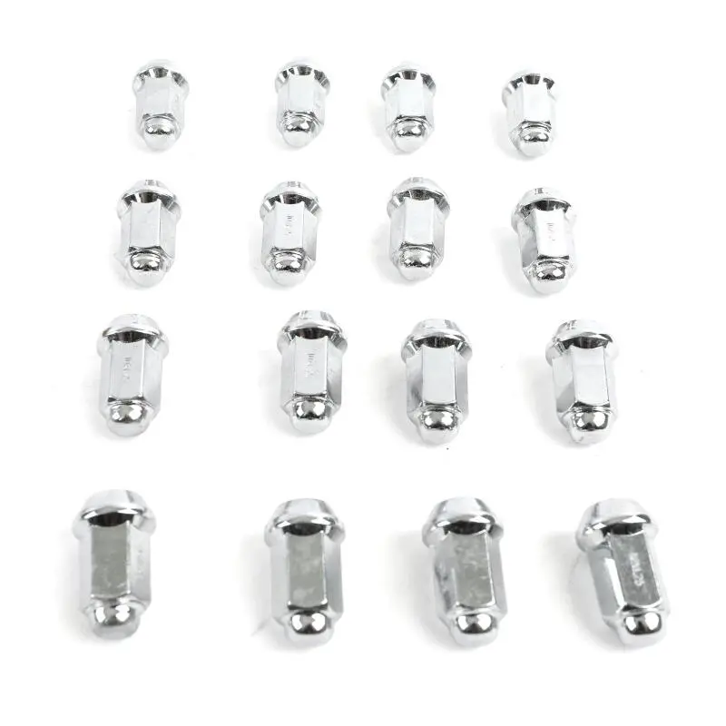 Itp Lug Nuts (Box) - 10Mm Taper / 14Mm Head - Chrome 1