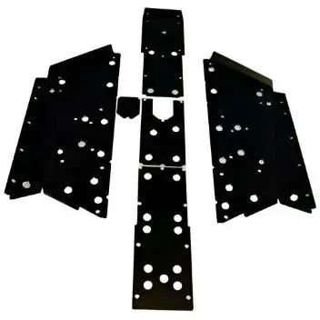 Kawasaki Teryx 4 Full Skid Plate With Sliders 1