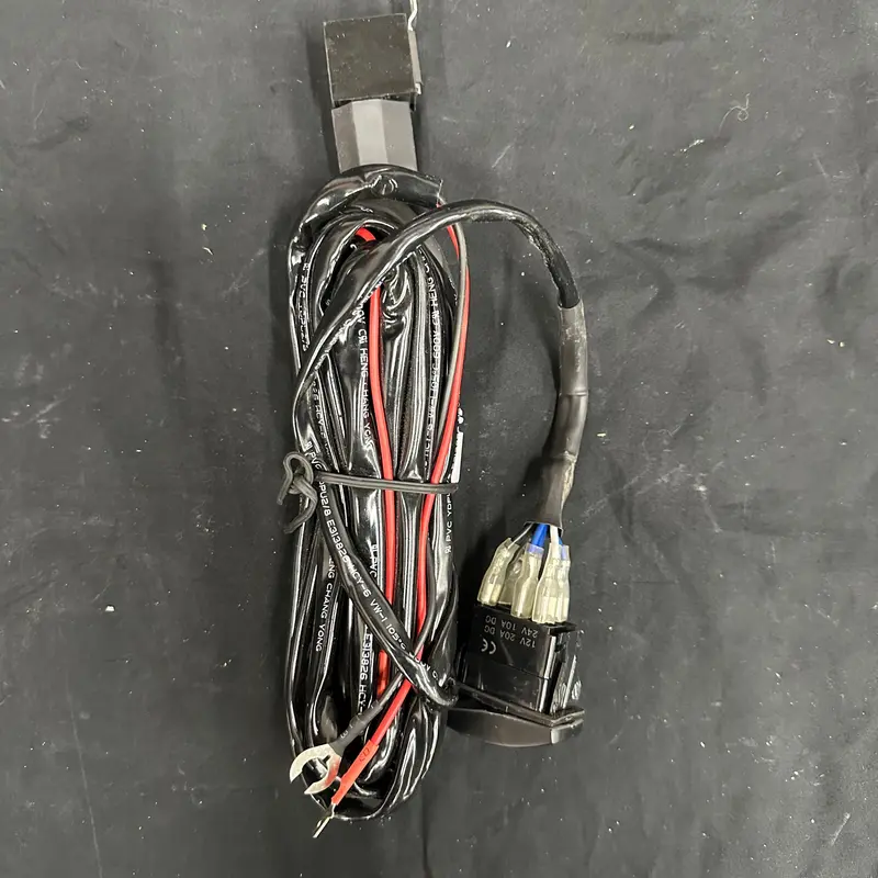 Led Whip Wiring Harness With Rocker Switch (Kool Whip) 1
