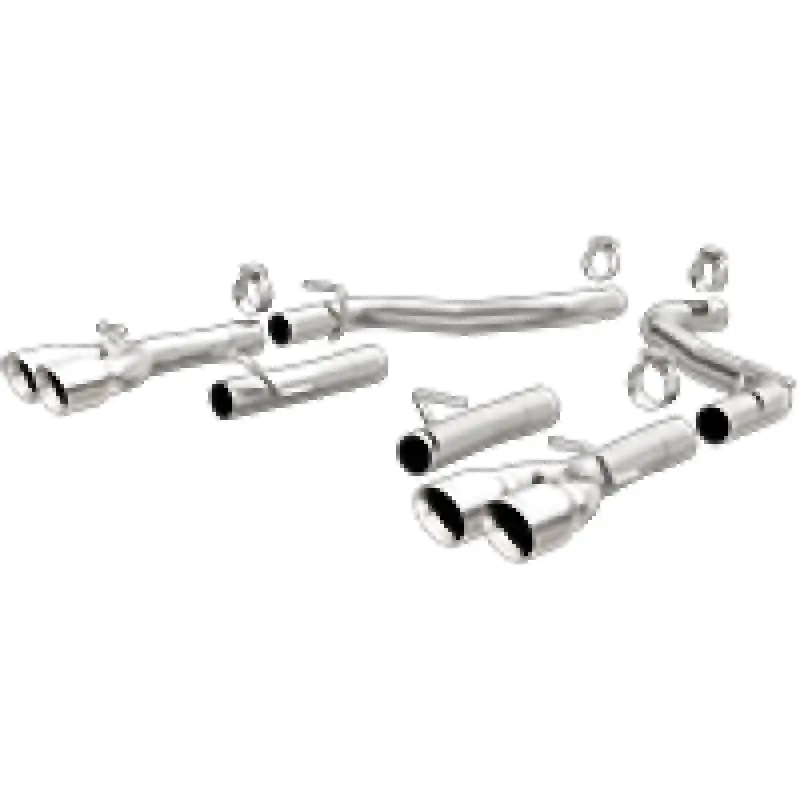 Magnaflow Axle-Back, Ss, 2.5In, Quad Split Rear 3.5In Tip 2015 Dodge Challenger 3.6L V6 1