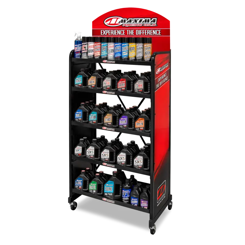 Maxima Standard Floor Display Large Metal Shelf 1
