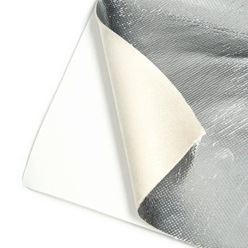 Mishimoto Aluminum Silica Heat Barrier W/ Adhesive Backing 24In X 24In 1