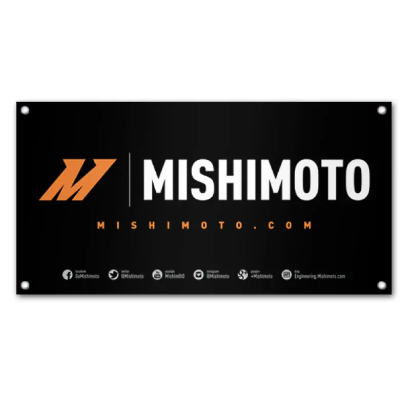 Mishimoto Promotional Medium Vinyl Banner 33.75X65 Inches 1
