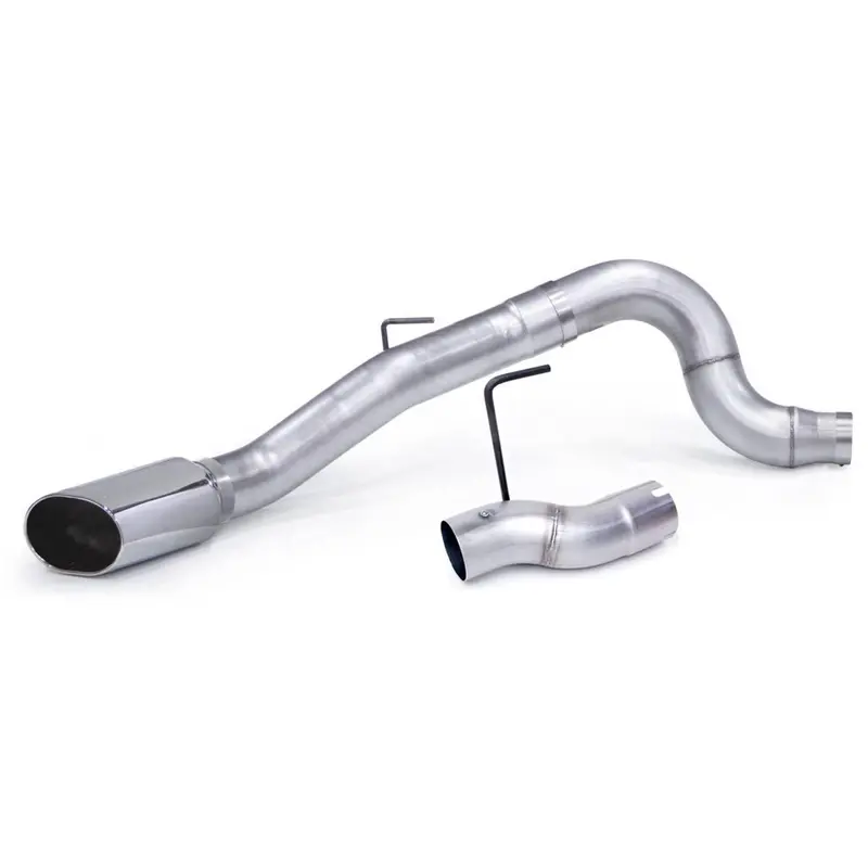 Monster Exhaust System 5-Inch Single Exit Chrome Tip For 13-18 Ram 2500/3500 6.7L Cummins Mega-Cab Sb Banks Power 1