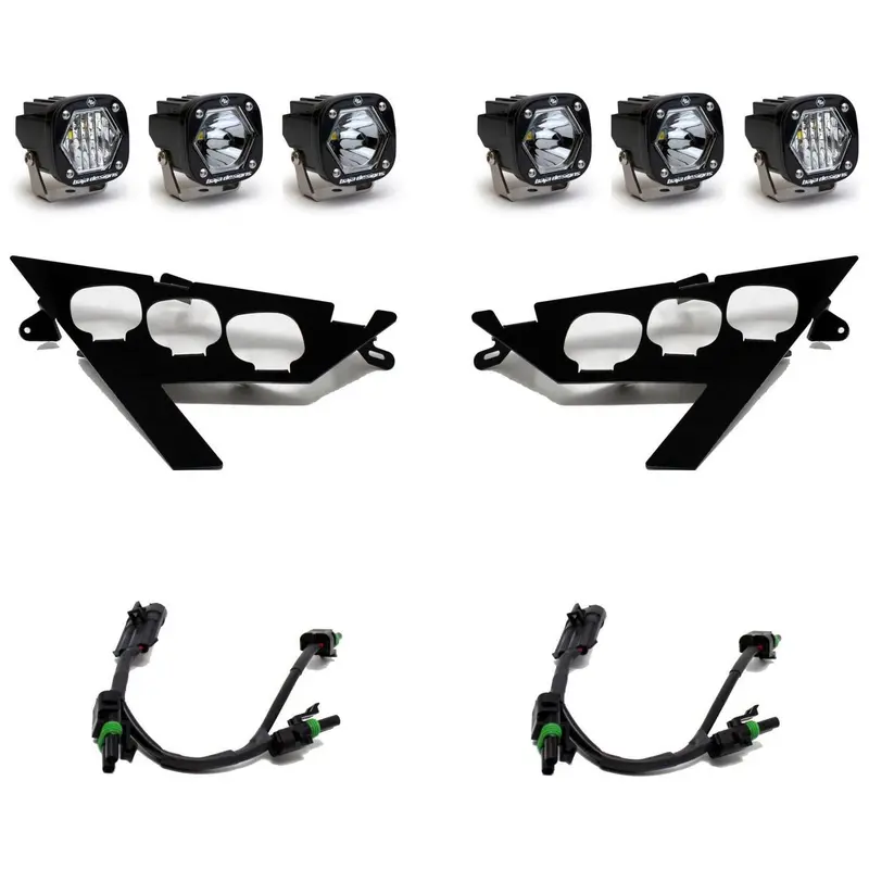 Polaris Rzr Pro / Turbo R S1 Triple Led Headlight Kit 1