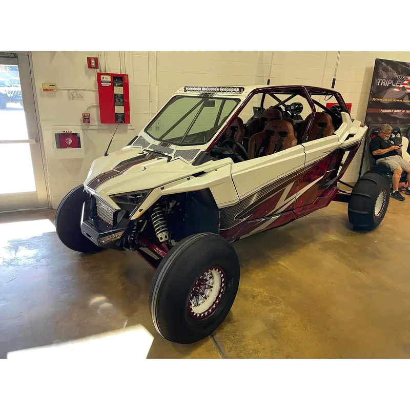 Polaris Rzr Pro Xp 4 Raw Dominator Cage With Roof 1
