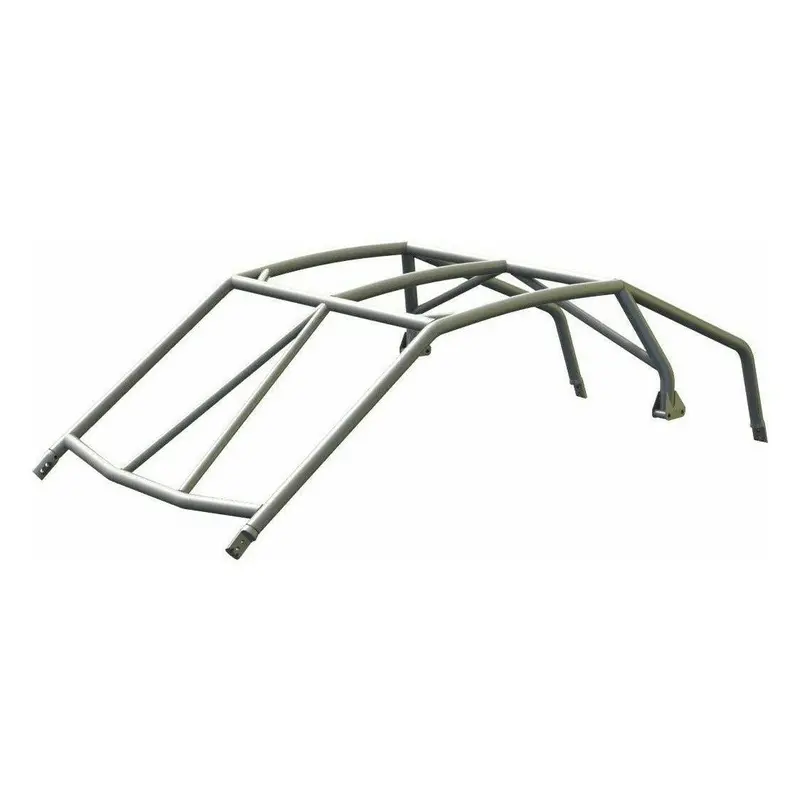 Polaris Rzr Pro Xp Raw Assembled Super Shorty Cage With Roof 1