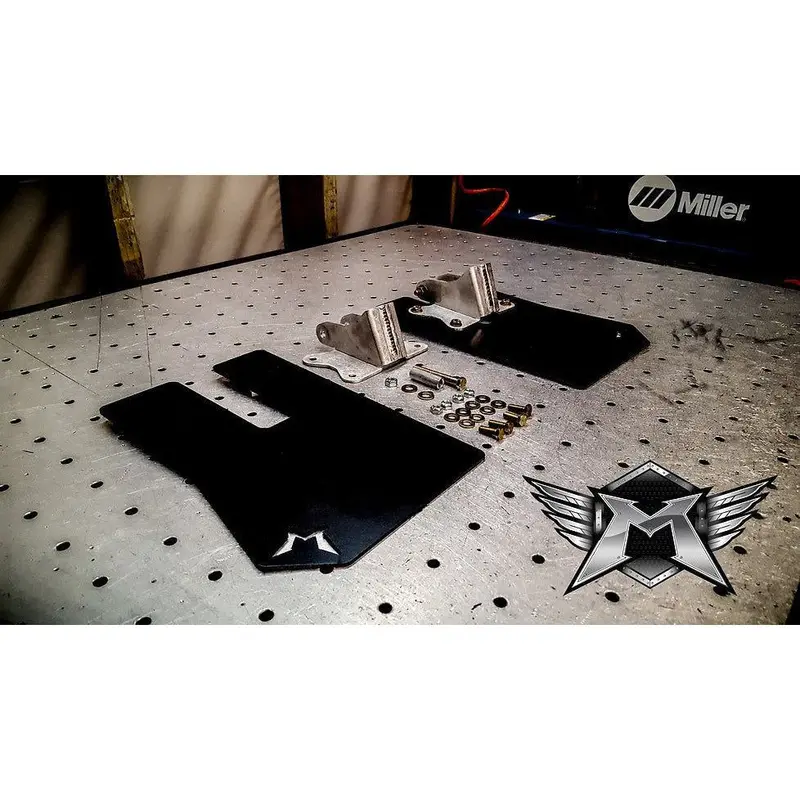 Polaris Rzr Rear Mud Flap Kit 1