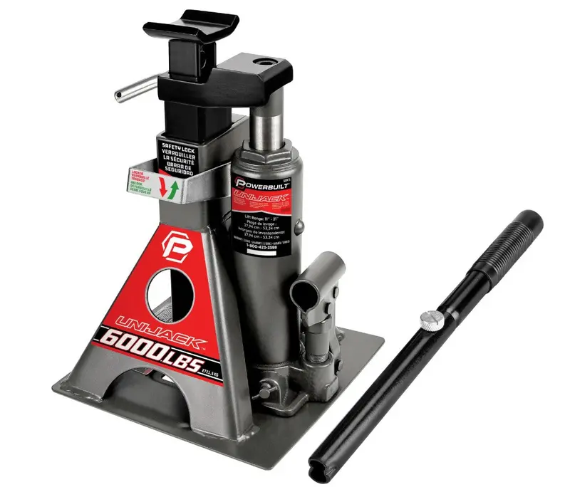 Power Built 6000 Lb. Unijack Bottle Jack & Jackstand In One 1