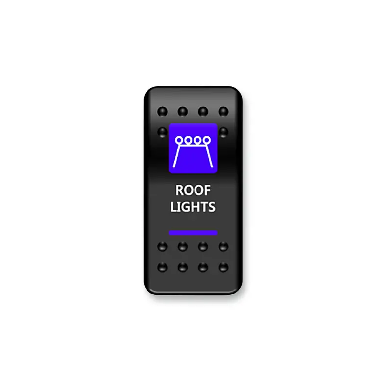 Roof Lights Rocker Switch (Blue) 1