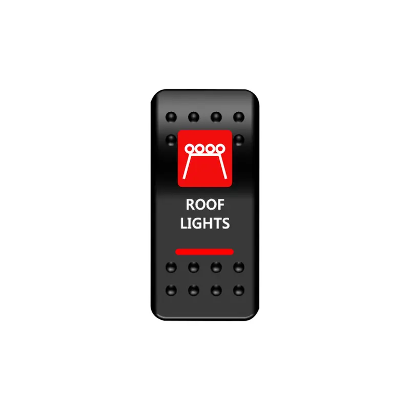 Roof Lights Rocker Switch (Red) 1