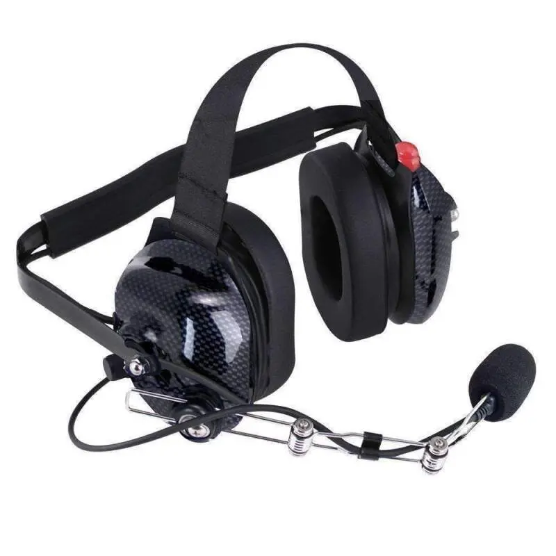 Rugged Radios H42 Behind The Head (Bth) Headset For 2-Way Radios Carbon Fiber 1