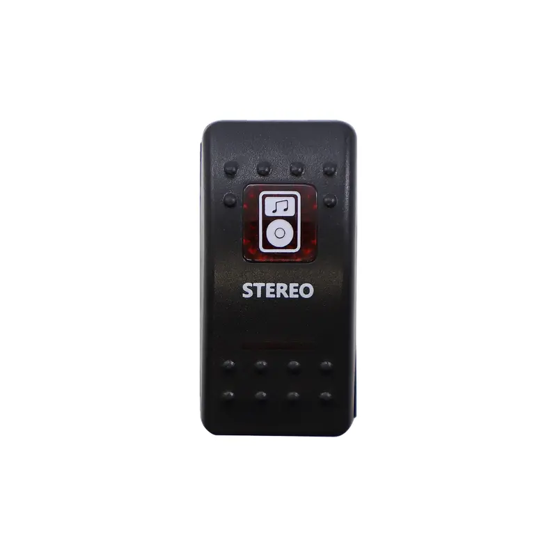 Stereo Rocker Switch (Red) 1