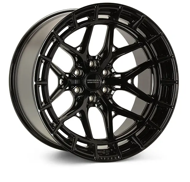Vossen Hfx-1 22X12 / 6X139.7 / -44 Et / 106.1 Cb / Ultra Deep - Gloss Black Wheel 1