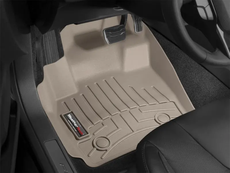 Weathertech 07+ Volvo S80 Front Floorliner - Tan 1