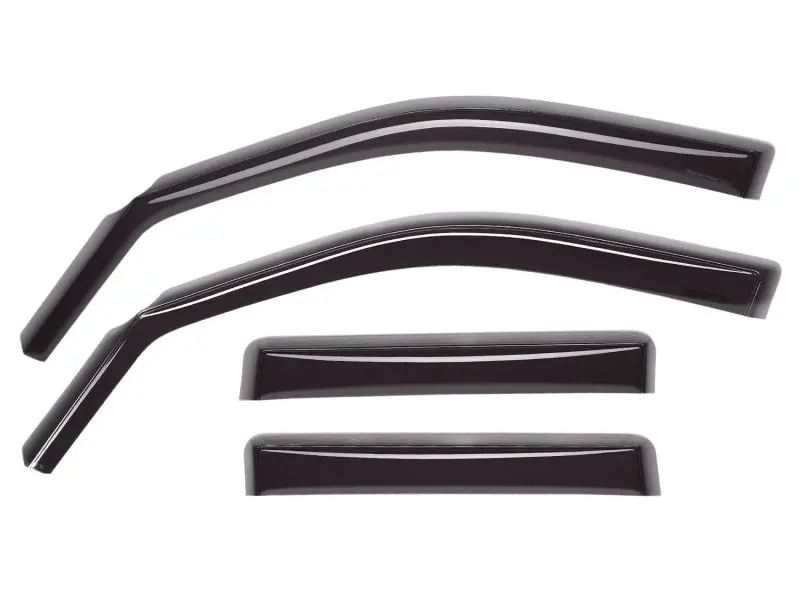 Weathertech 24-25 Ford Ranger Supercrew Front/Rear Side Window Deflectors - Dark Tint 1