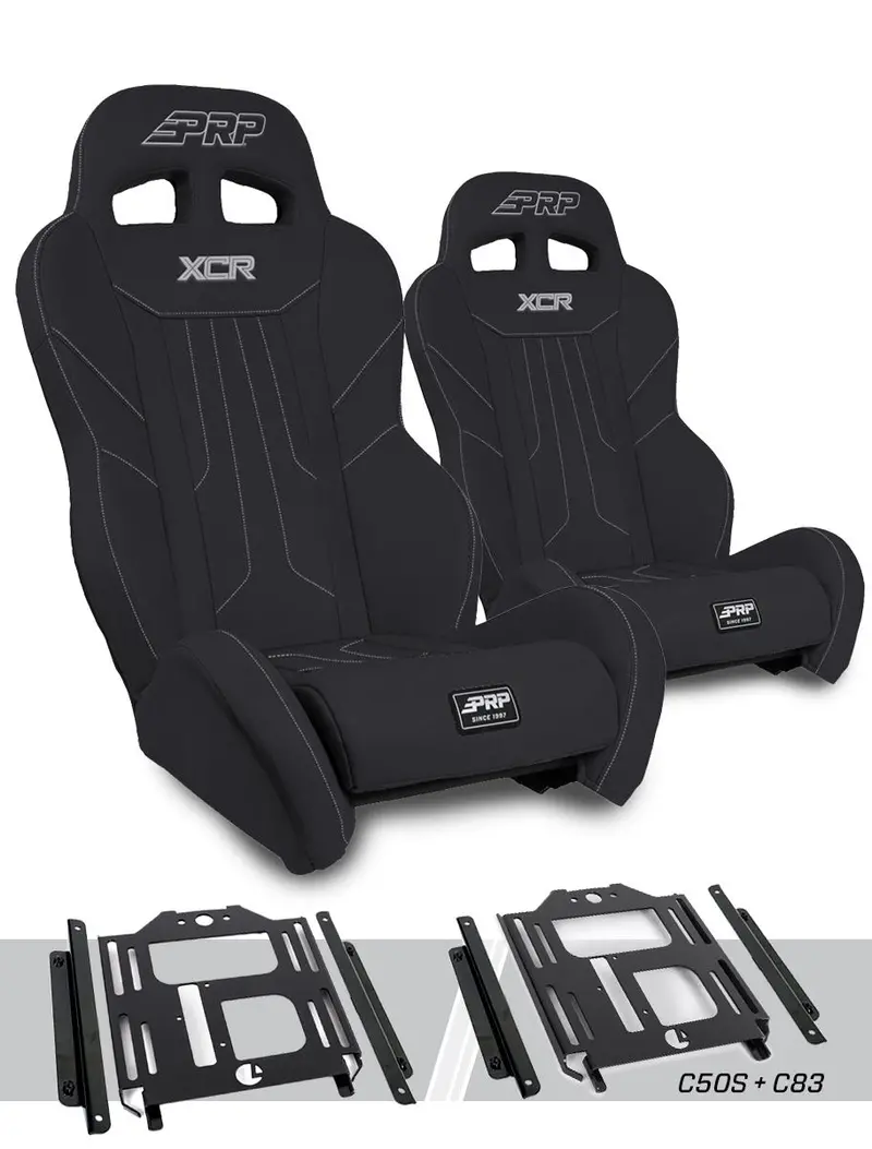 Xcr Suspension Seats Kit For Polaris Rzr 570, 800, 900 (Pair) 1