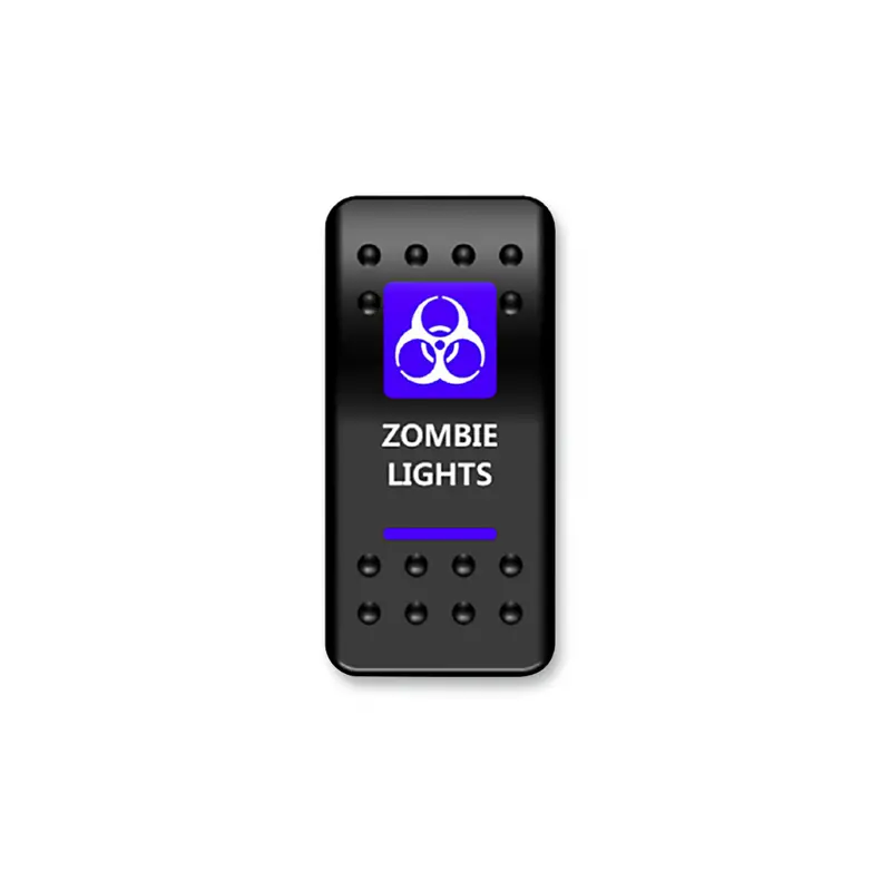 Zombie Lights Rocker Switch (Blue) 1