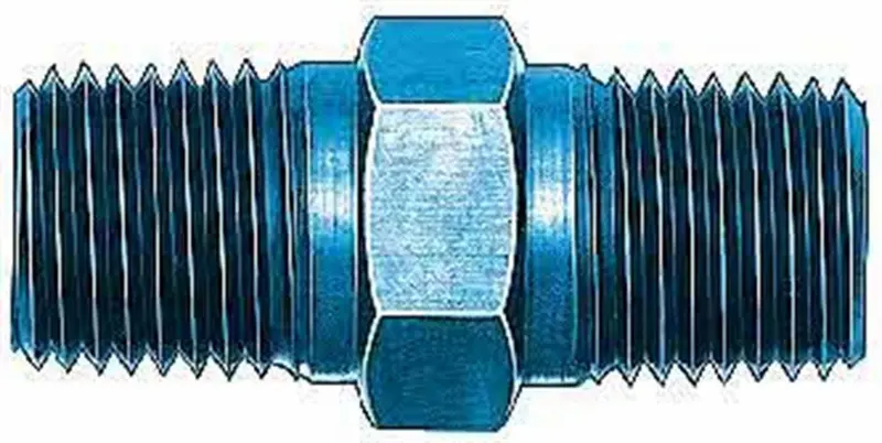 Aeroquip Fcm2134 3/8" Male Pipe Nipple – Precision-Machined Fitting 1