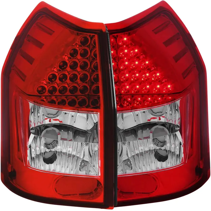 Anzo Usa 321015 Red And Clear Tail Light Assembly – Dual-Unit Set 1