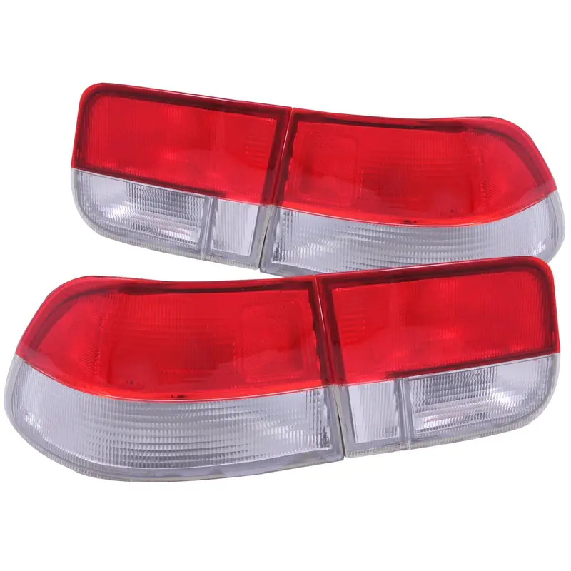 Anzo Usa Led Tail Light Assembly – Oem-Style Red/Clear Lens Pair, 4-Piece Set 1