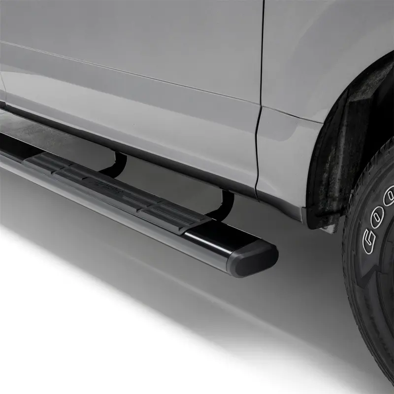 Aries 4445002 6" X 75" Black Oval Aluminum Side Bars – Fit Select Chevrolet Silverado, Tahoe, Gmc Sierra, Yukon 1