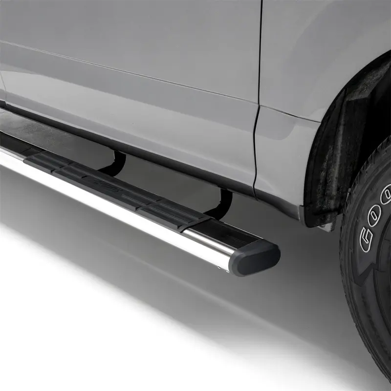 Aries Polished Stainless Steel Oval Side Steps For Select Chevy Silverado & Gmc Sierra Models 1