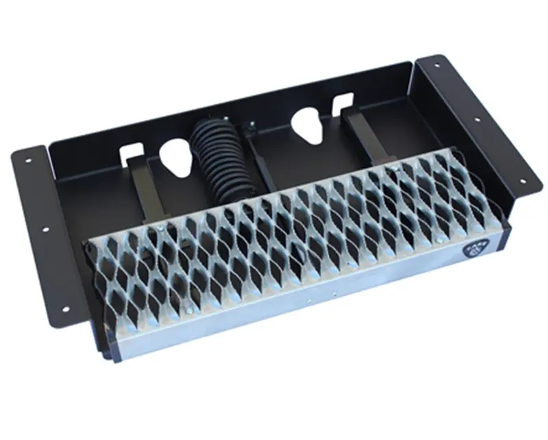 Carr 501080 Wts 24" Retractable Step – Xp3 Black/Gloss Finish For Mercedes Sprinter Side Doors 1