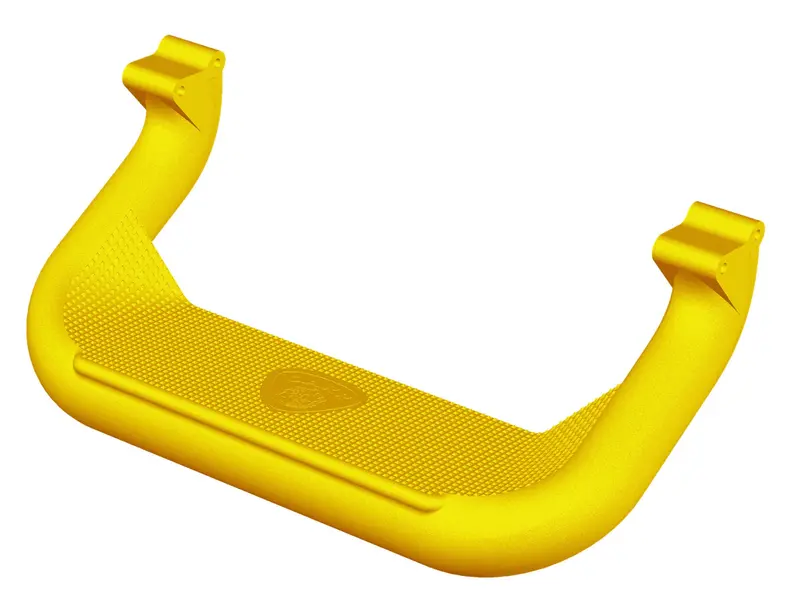 Carr Super Hoop Side Steps – Xp7 Safety Yellow Powder-Coated Pair 1