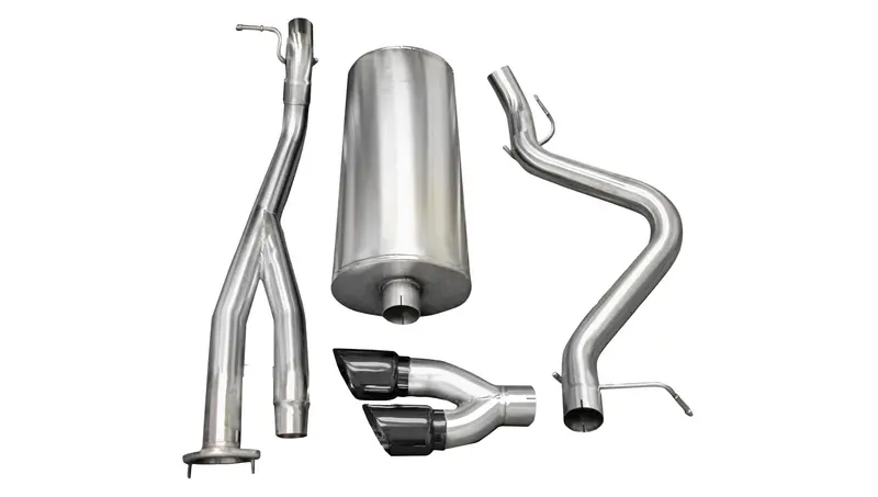 Corsa Performance Pro-Series Cat-Back Exhaust – 3-Inch Single Exit With Dual 4-Inch Black Pvd Tips (Model 14279Blk) 1