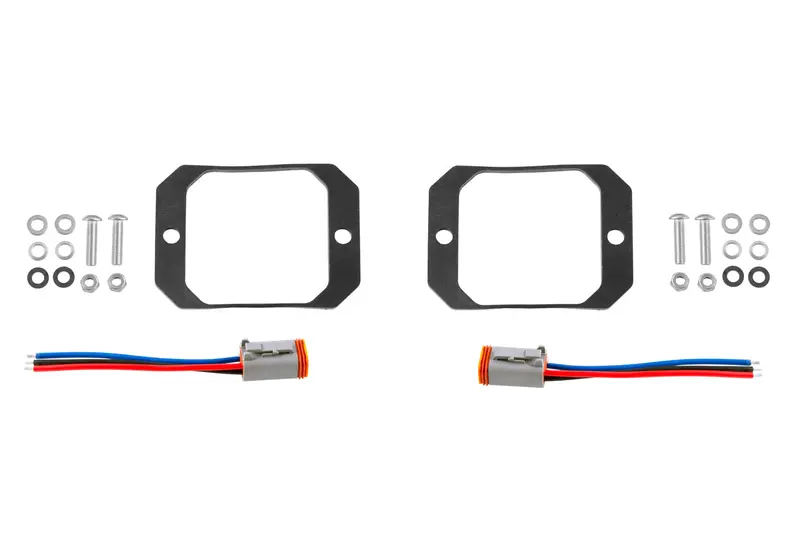 Diode Dynamics Stage Series C1 Mounting Kit – Flush-Mount Pair For Auxiliary Lighting 1