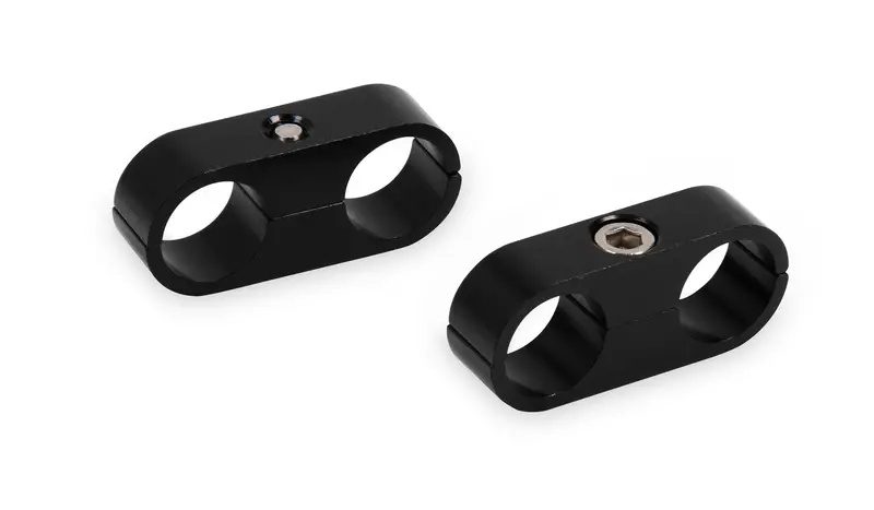 Earl'S Hose & Tubing Separator – 0.656-Inch Diameter, Pack Of 2, Black Anodized 1