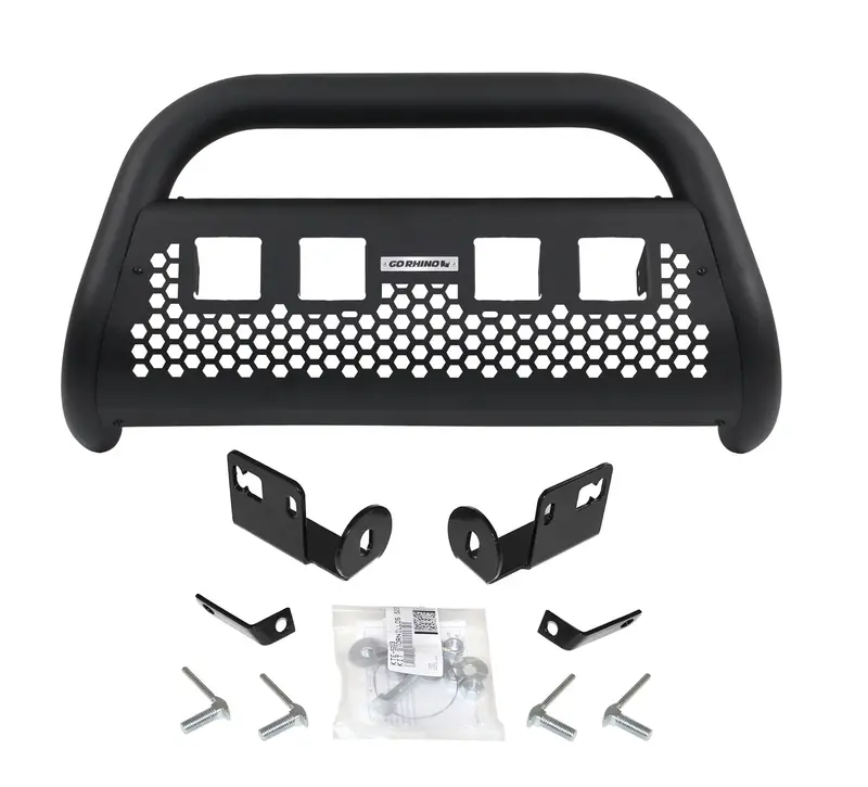 Go Rhino Defensa Rc2 Rear Bumper – Dual Rear Wheel Cutouts With Installation Kit 1
