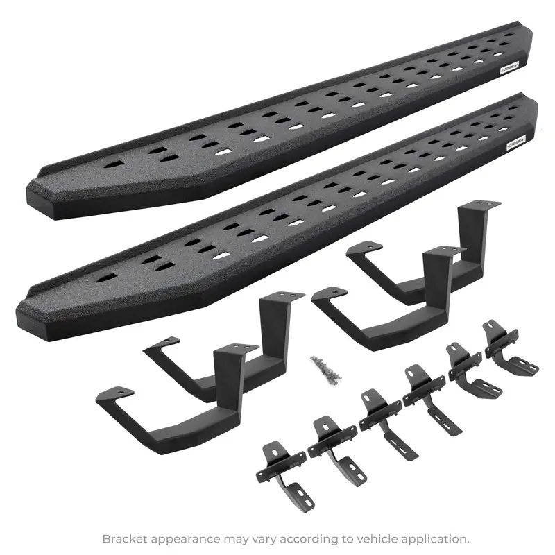 Go Rhino Rb20 Running Boards With Mounting Hardware – 2-Pair Drop Step Kit (6942358020T) 1
