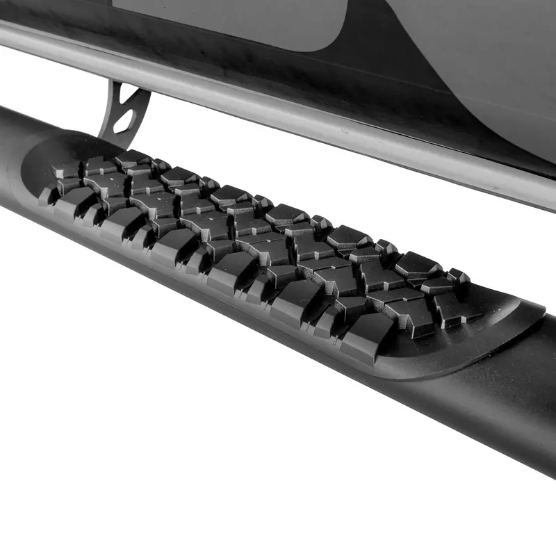 Go Rhino V3 Series Textured Black Aluminum Side Steps With Mounting Brackets (Model V3450568T) 1