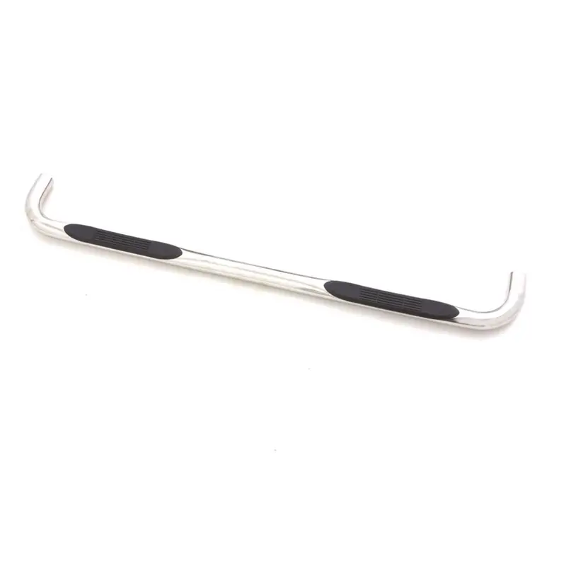 Lund 22673784 3" Round Bent Stainless Steel Nerf Bar With Mounting Brackets 1