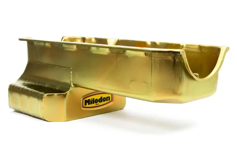 Milodon 31513 High-Capacity Oil Pan For Small-Block Chevrolet Engines – 6-Quart Modified & Street Stock Design 1