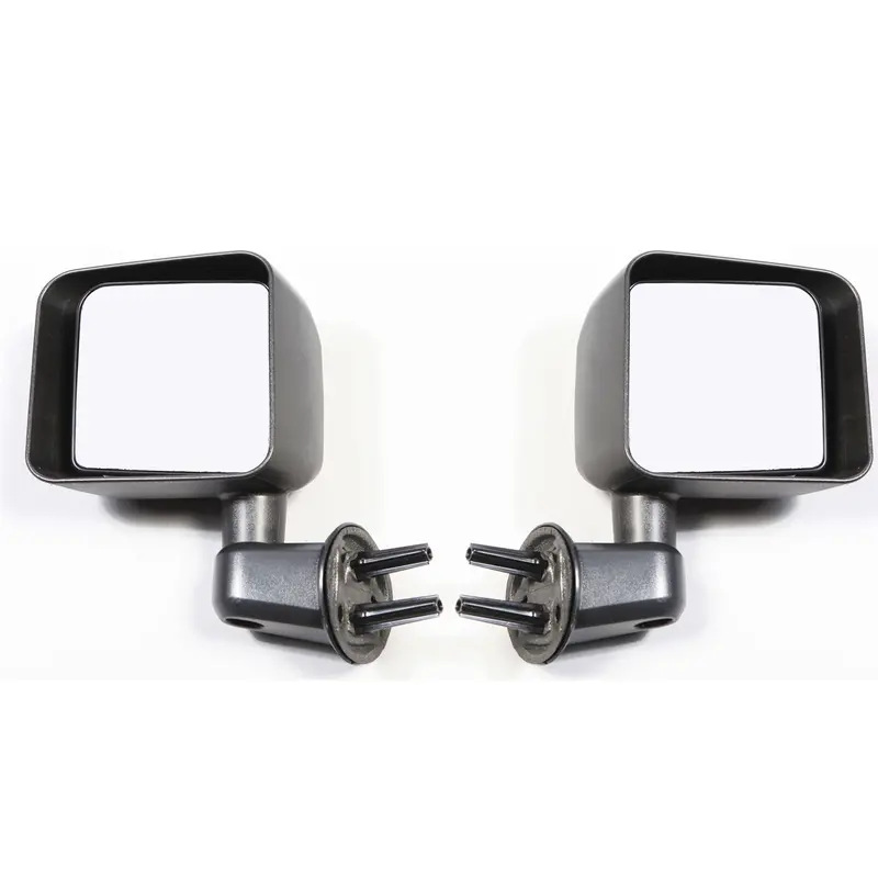 Omix-Ada Dual-Side Door Mirror Kit – Black Finish For Jeep Wrangler Applications 1