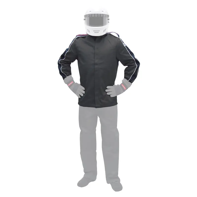 Pyrotect Rj200220 Deluxe Fire-Retardant Driving Jacket – Sfi 5.1 Certified, Large Black 1